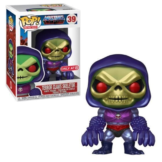 Masters of the Universe Terror Claws Skeletor (Metallic) Exclusive Funko Pop! #39