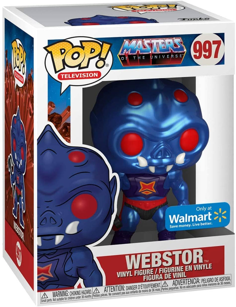 Masters of the Universe Webstor Metallic Exclusive Funko Pop! #997