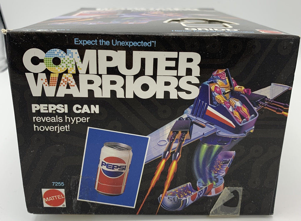 Mattel Computer Warriors Pepsi Can Hyper Hoverjet Sealed Vintage Action Figure Action Figure Mattel 