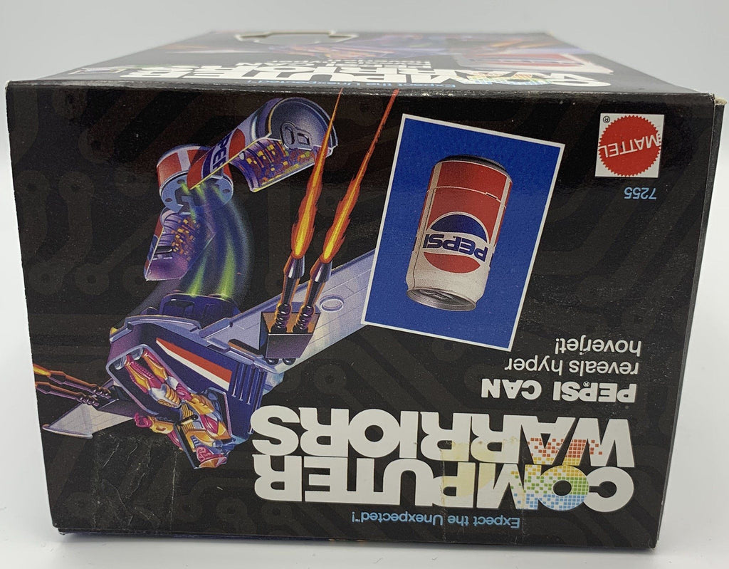 Mattel Computer Warriors Pepsi Can Hyper Hoverjet Sealed Vintage Action Figure Action Figure Mattel 