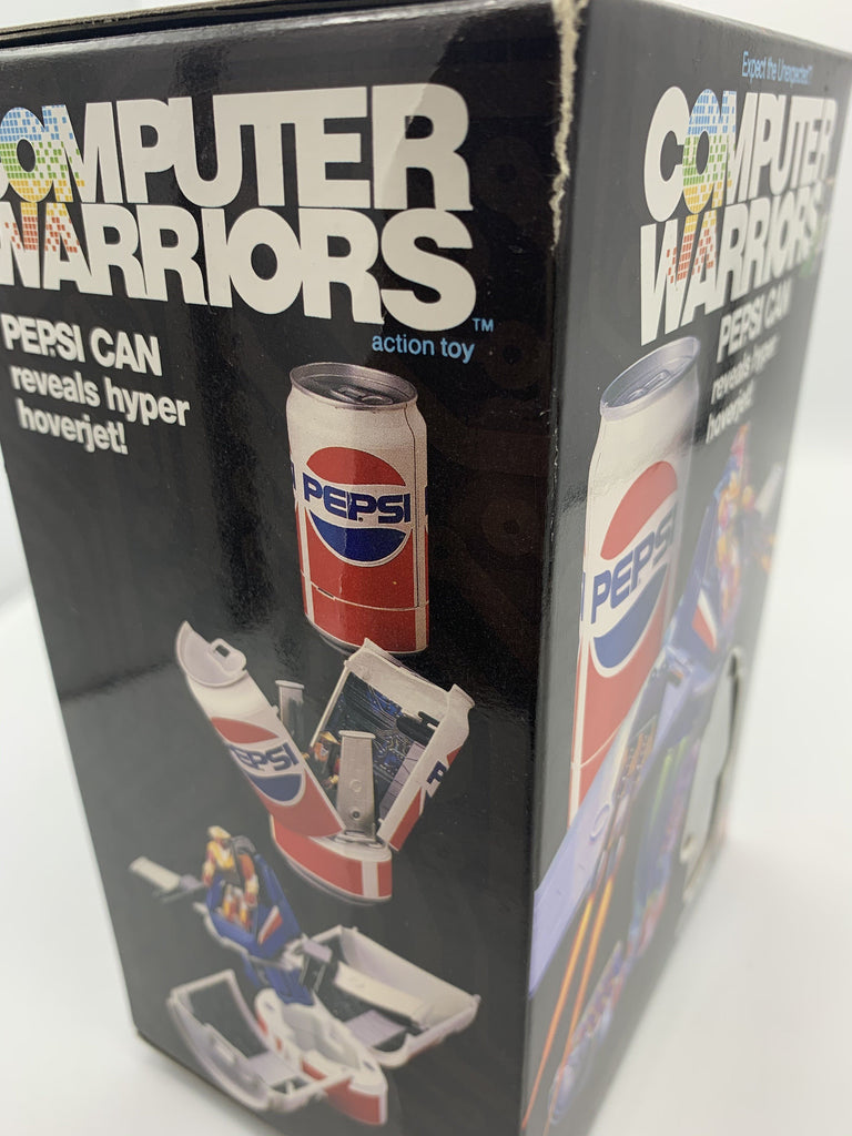 Mattel Computer Warriors Pepsi Can Hyper Hoverjet Sealed Vintage Action Figure Action Figure Mattel 