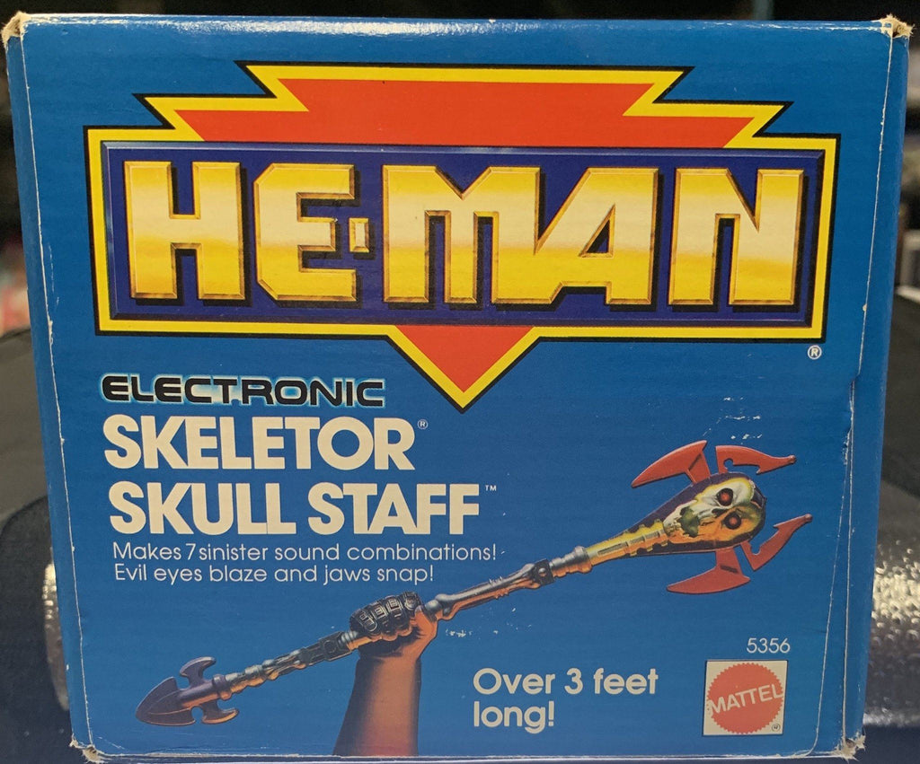 Mattel He-Man Electronic Skeletor Skull Staff Masters of the Universe (MOTU) Sealed Vintage Action Figure Playset Mattel 