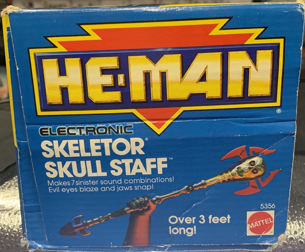 Mattel He-Man Electronic Skeletor Skull Staff Masters of the Universe (MOTU) Sealed Vintage Action Figure Playset Mattel 