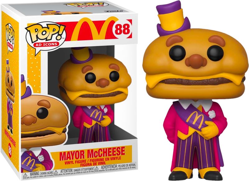 Mcdonalds Mayor McCheese Ad Icons Funko Pop! #88