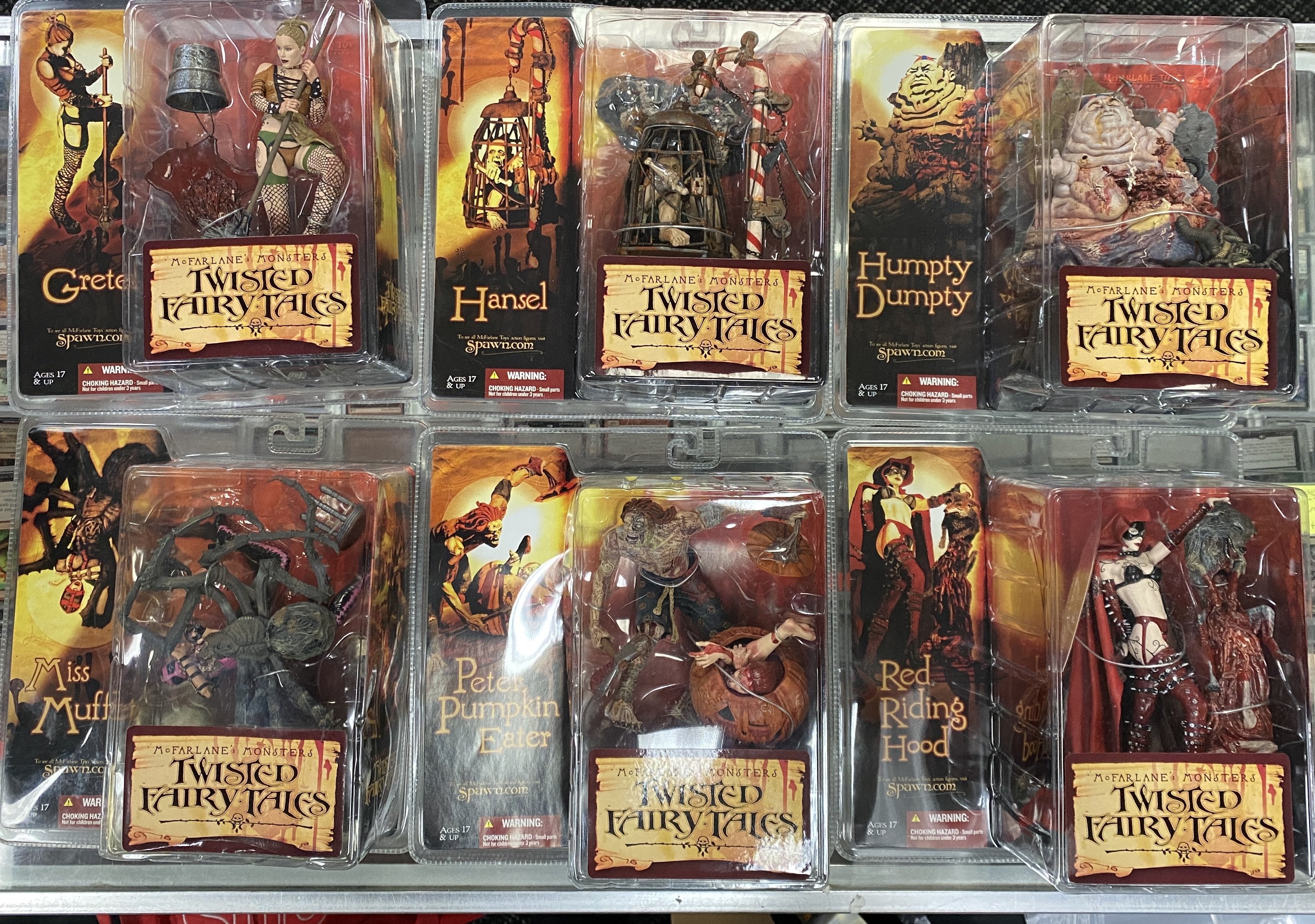 Mcfarlane Monsters Twisted Fairy Tales Full Set of Six Action