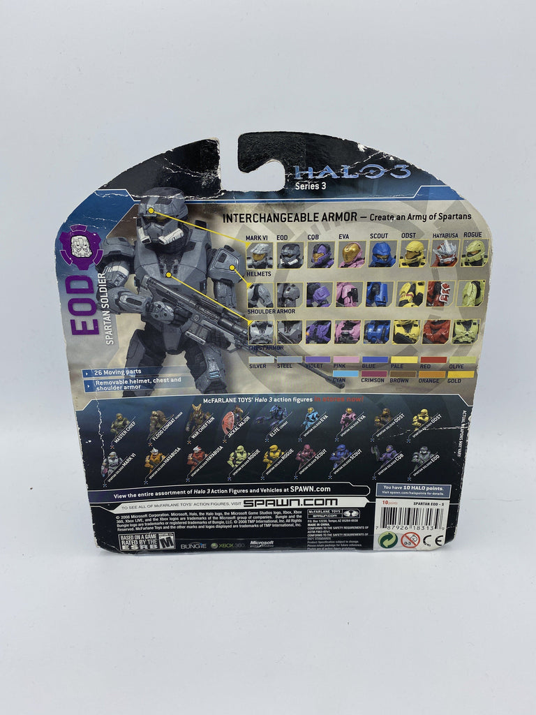 McFarlane Toys Halo 3 Spartan Soldier (EOD) (Grey Exclusive) Action Figure Mcfarlane 