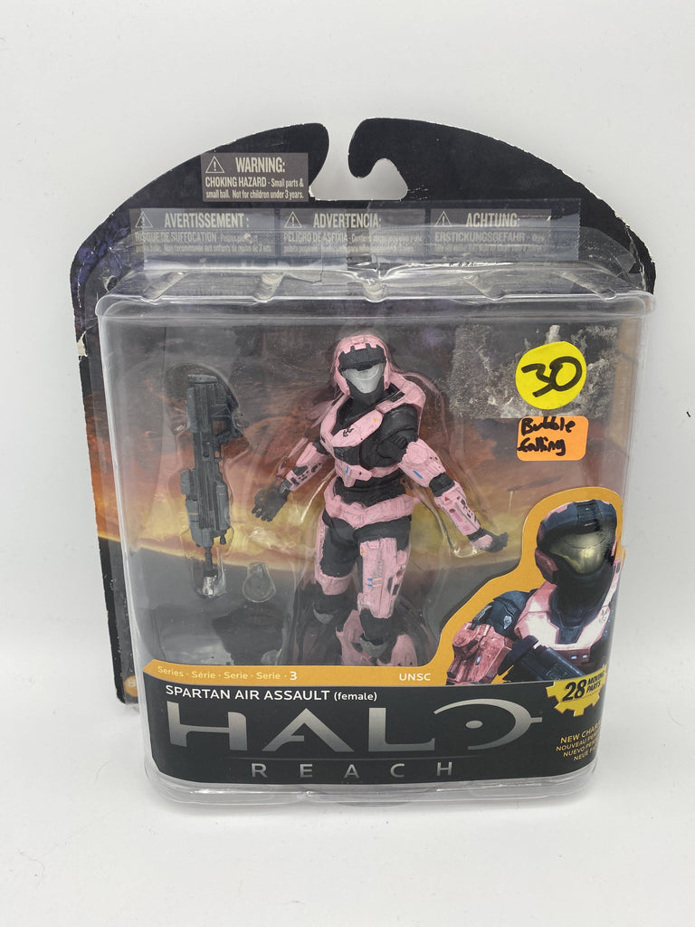 McFarlane Toys Halo Reach Spartan Air Assault Action Figure (Bubble Falling Off)