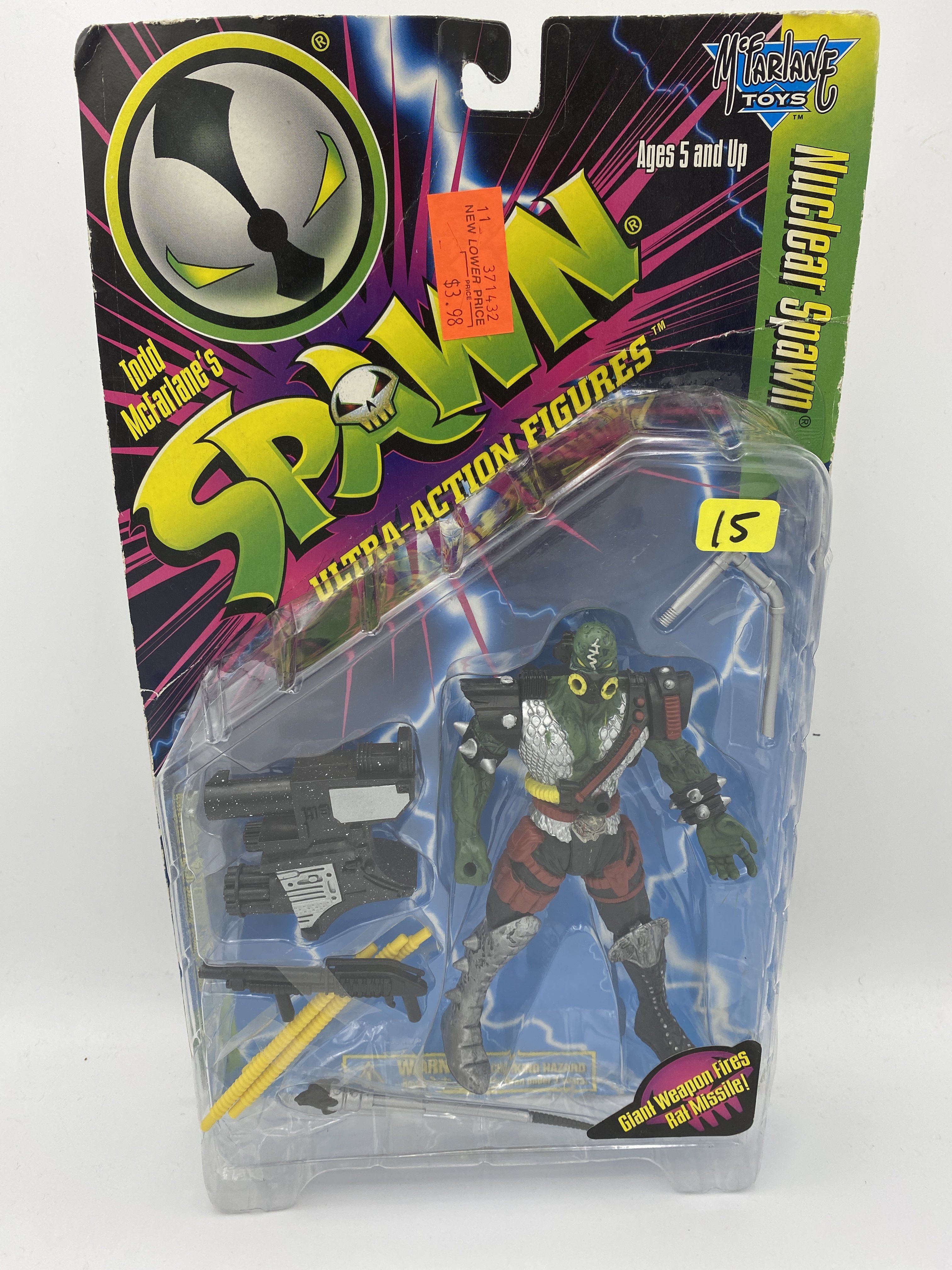 スポーン　Spawn Ultra-Action Figure 5 Weapons SPAWN IV SERIES 12 ULTRA FIGURE 5 WEAPONS/30 YEARS RELEASED /NEVER