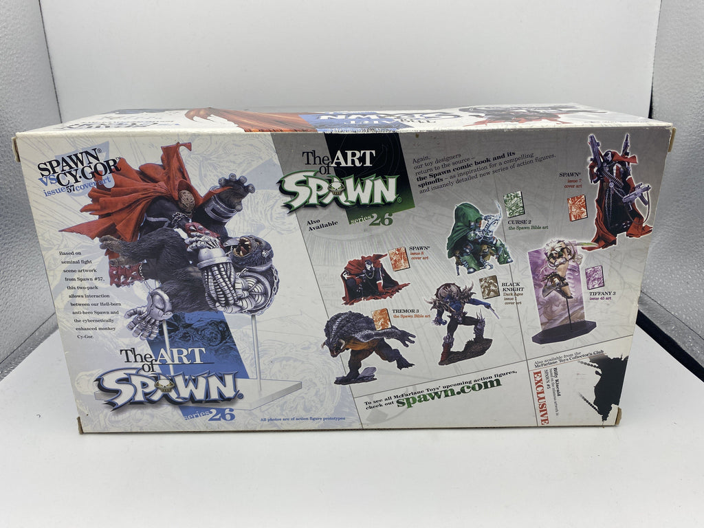 McFarlane Toys The Art of Spawn Spawn Vs Cygor Issue 57 Boxed Set Mcfarlane 