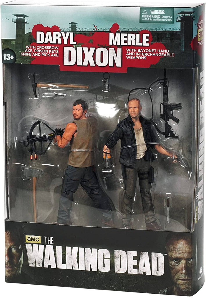 McFarlane Toys The Walking Dead Daryl and Merle Dixon Action Figure Series Four