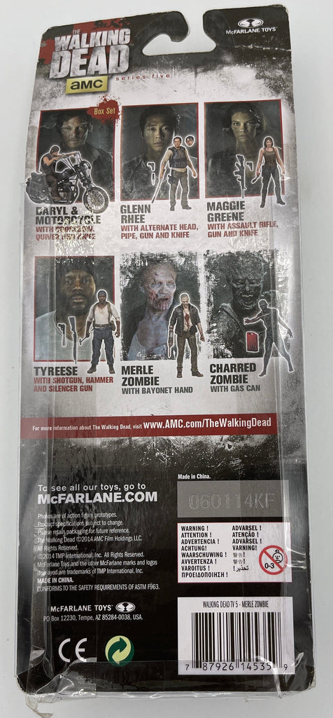 McFarlane Toys The Walking Dead Merle Zombie Series Five Action Figure Mcfarlane 