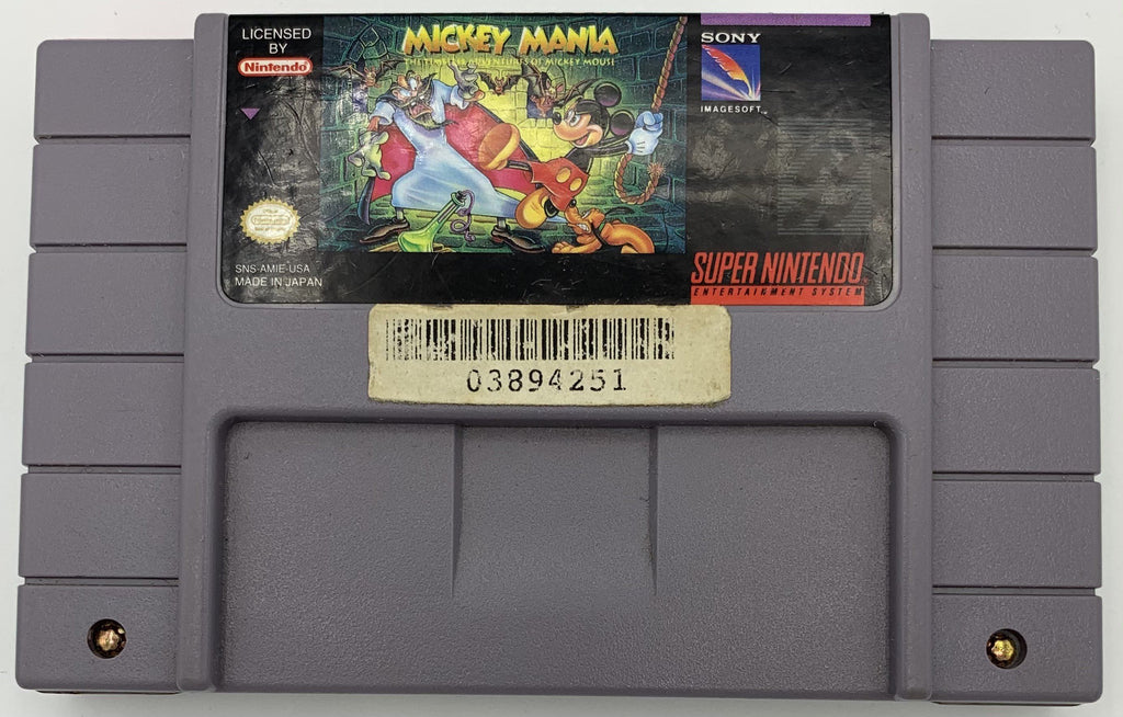 Mickey Mania for the Super Nintendo (SNES) (Loose Game)