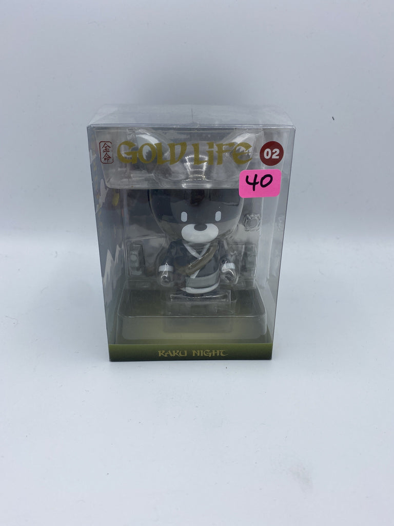 Mighty Jaxx Huck Gee Gold Life Raku Night Vinyl Figure