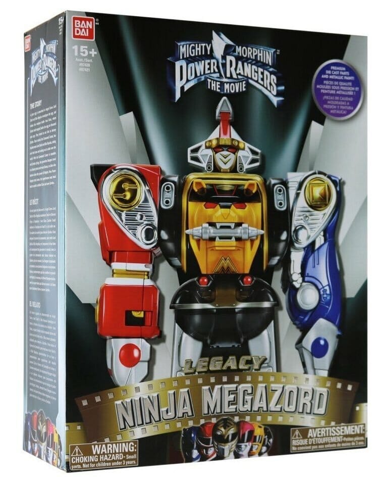 Mighty Morphin Power Rangers Legacy Ninja MegaZord Figure