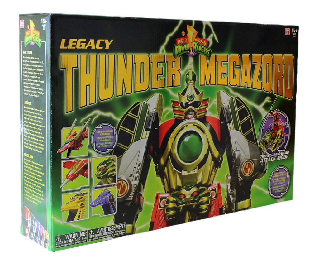 Mighty Morphin Power Rangers Legacy Thunder MegaZord Figure