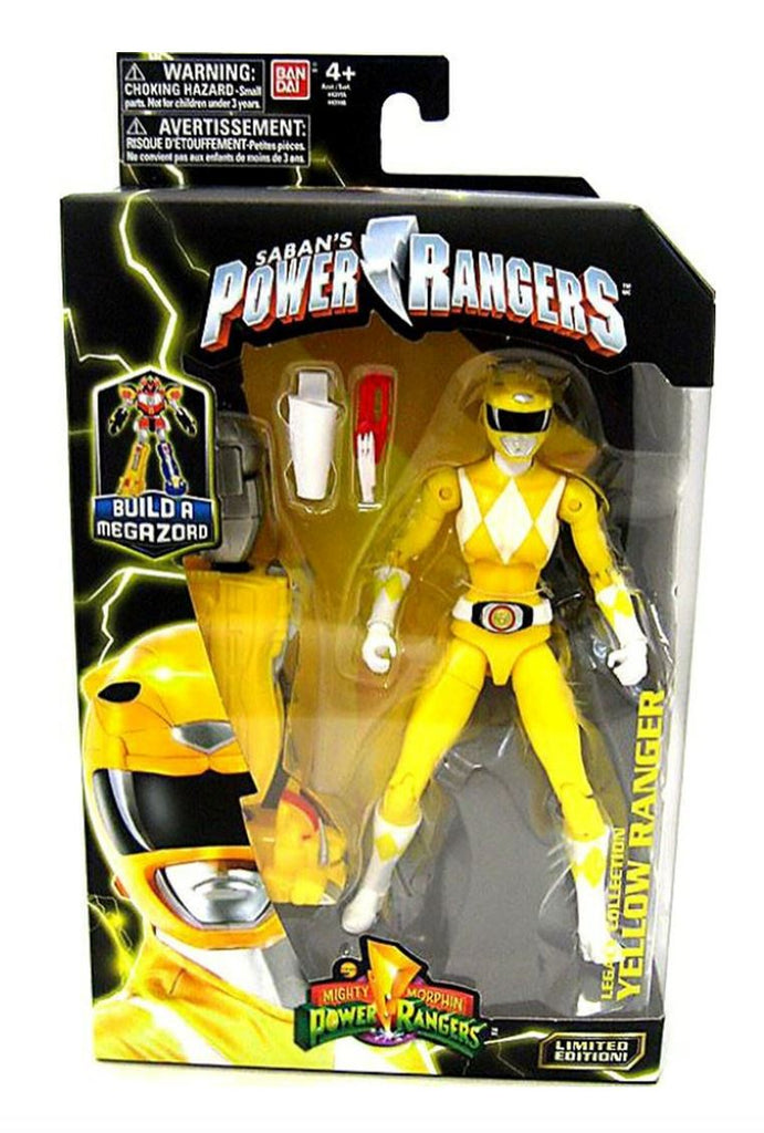 Mighty Morphin Power Rangers Yellow Ranger Legacy (Build a Figure) Action Figure