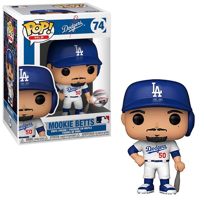MLB Los Angeles Dodgers Mookie Betts (Home Jersey) Funko Pop! #74