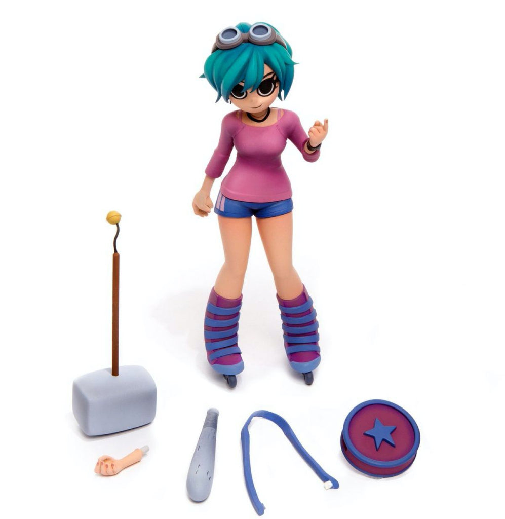 Mondo Scott Pilgrim Ramona Flowers Green Hair Collectible Figure Undiscovered Realm