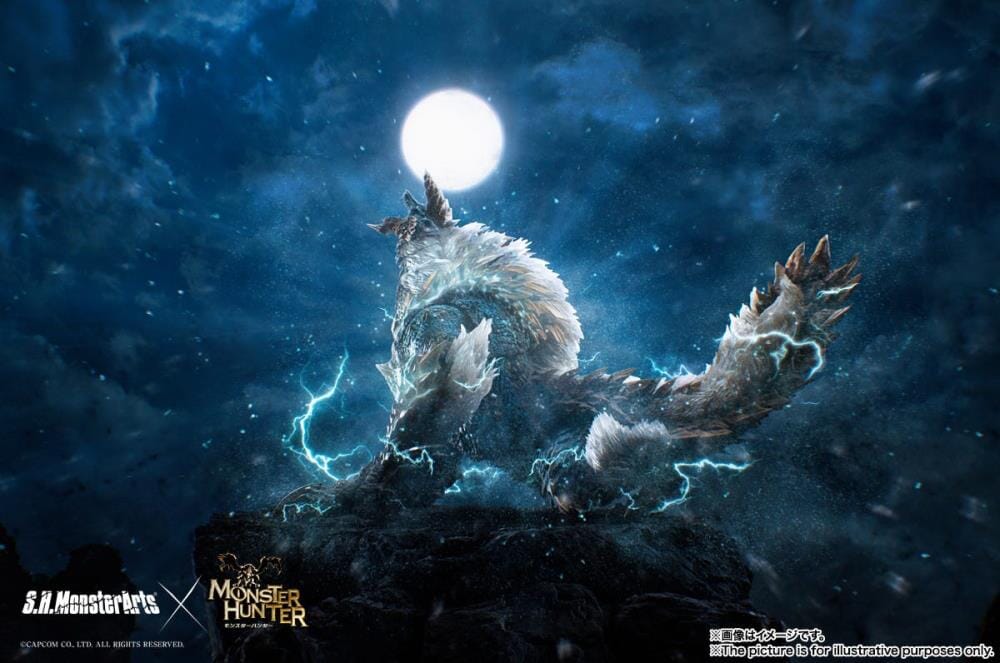 Monster Hunter World Iceborne S.H.MonsterArts Zinogre Bandai 