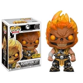 Mortal Combat X Scorpion Flaming Skull Funko Pop! #255
