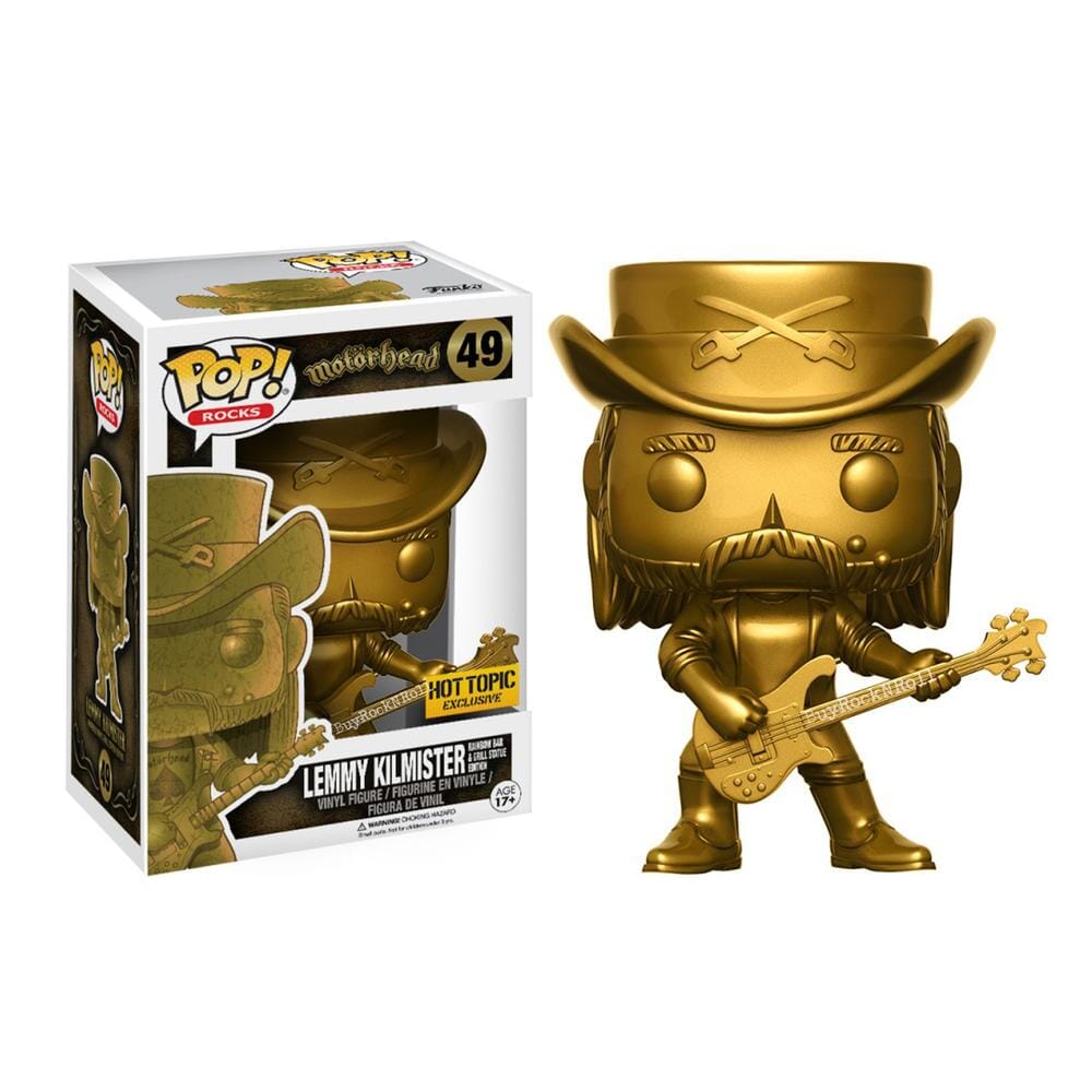 Motorhead Lemmy Kilmister (Gold) Funko Pop! Rocks Exclusive #49