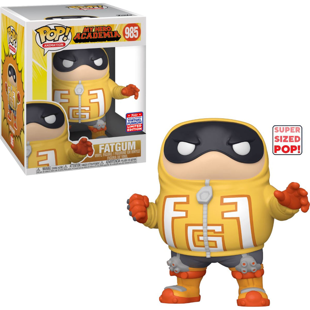 My Hero Academia Fatgum Virtual Funkon (Official Sticker) 6 Inch Exclusive Funko Pop! #985