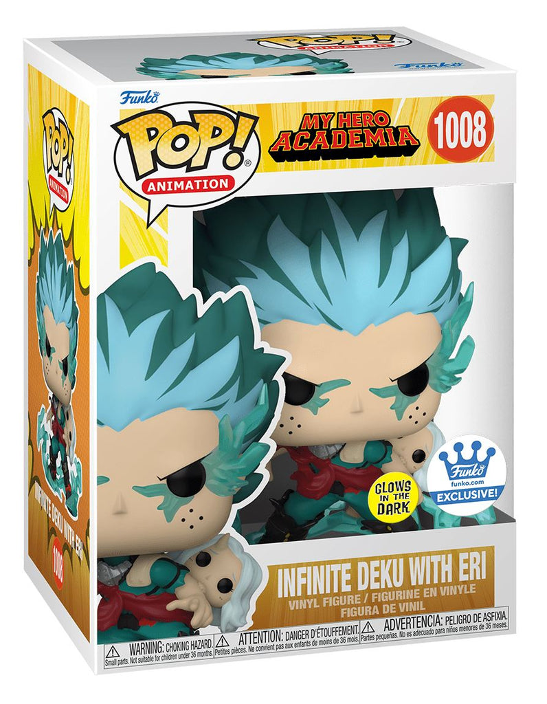 My Hero Academia Infinite Deku with Eri Glow Exclusive Funko Pop! #1008 