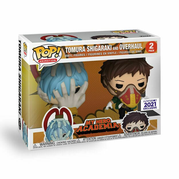 My Hero Academia Tomura Shigaraki and Overhaul 2 Pack Exclusive Funko Pop!