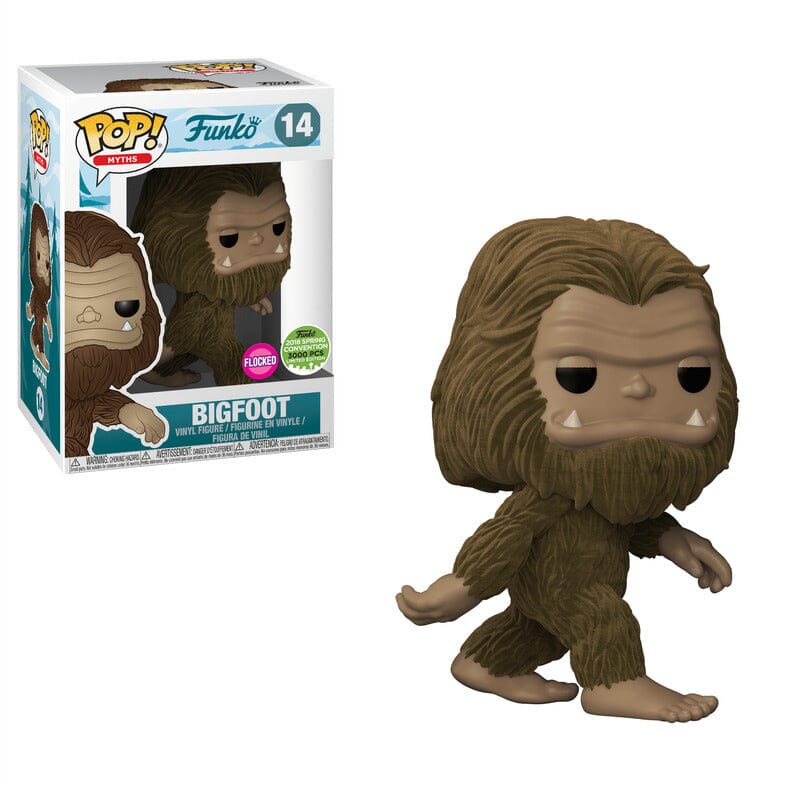 Myths Bigfoot Flocked Spring Convention Exclusive Funko Pop! #14 (3000 Pcs)