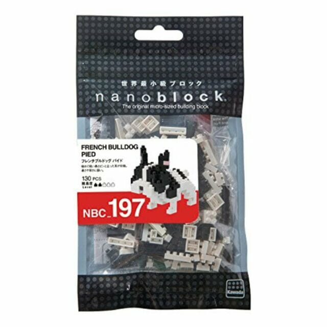 Nanoblock Animal Collection French Bulldog Pied (130 PCS)