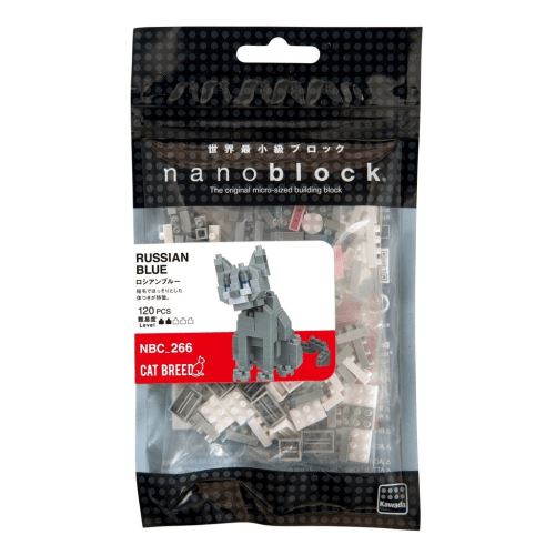 Nanoblock Animal Collection Russian Blue (120 PCS)