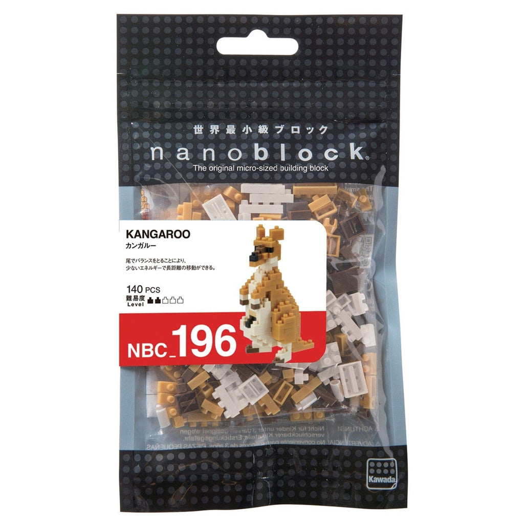 Nanoblock Animals Collection Series Kangaroo (140 PCS)