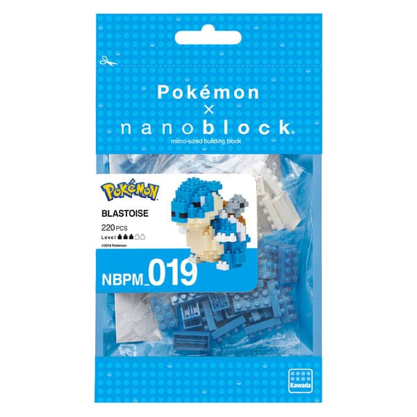 Nanoblock Pokemon Blastoise (220 PCS)