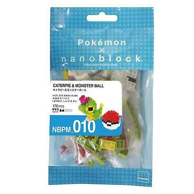Nanoblock Pokemon Caterpie & Poke Ball (170 PCS)
