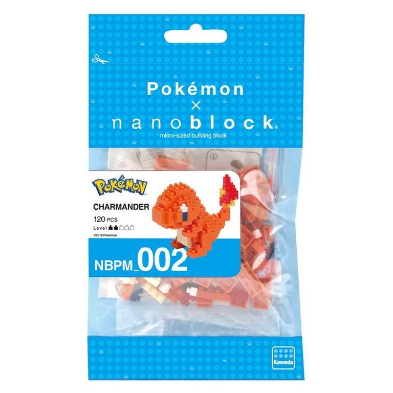Nanoblock Pokemon Charmander (120 PCS)