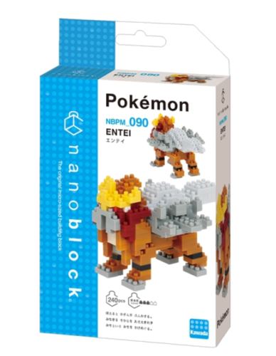 Nanoblock Pokemon Entei (240 PCS) Bluefin 