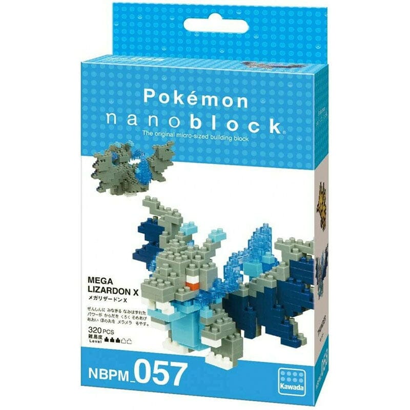 Nanoblock Pokemon Mega Charizard X (310 PCS)