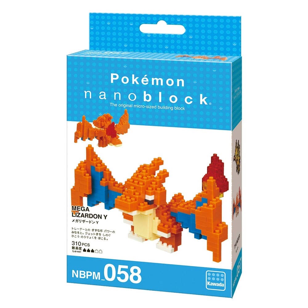 Nanoblock Pokemon Mega Charizard Y (310 PCS)