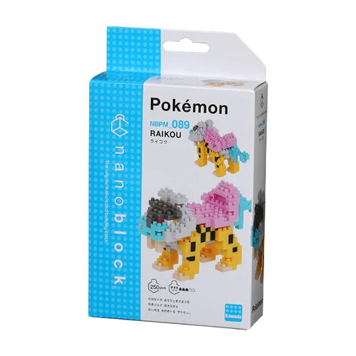 Nanoblock Pokemon Raikou (250 PCS)