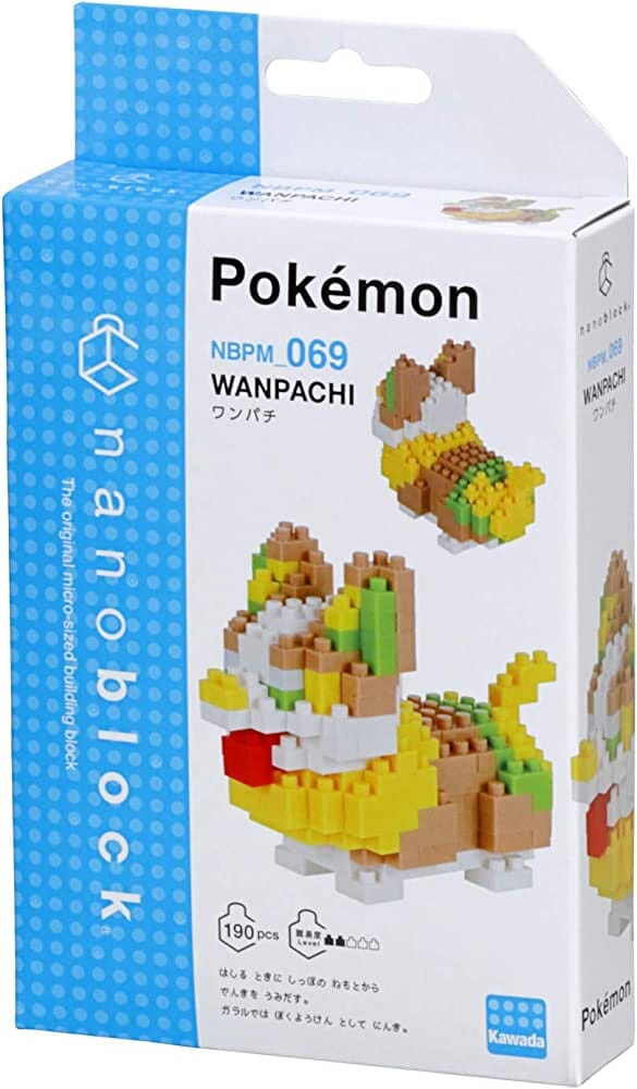 Nanoblock Pokemon Yamper (190 PCS)