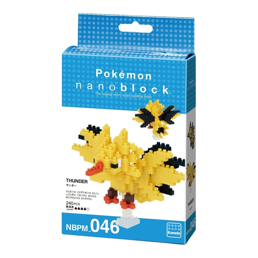Nanoblock Pokemon Zapdos (240 PCS)