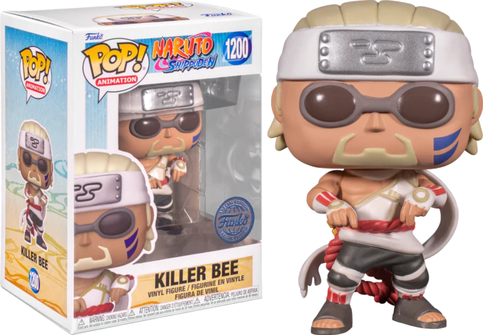 Naruto Shippuden Killer Bee Exclusive Funko Pop! #1200 (Special Edition Sticker)