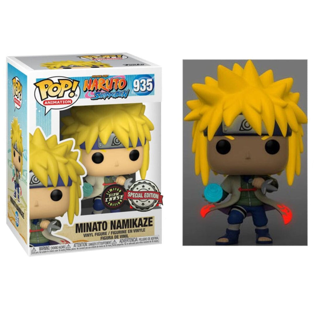 Naruto Shippuden Minato Namikaze (Rasengan) Chase Funko Pop! Exclusive w/ Pop Protector #935 (Special Edition Sticker)