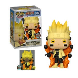 Naruto Shippuden Naruto (Six Path Sage) Glow Funko Pop! Specialty Series Exclusive #932 Funko 