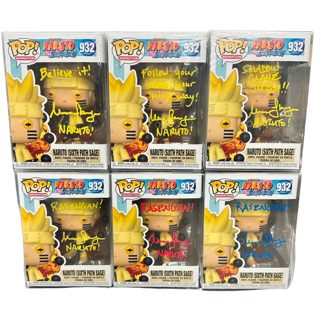 Naruto Six Path Sage Signed Autographed by Maile Flanagan Funko Pop! #932 (JSA Certified) (Style and Colors May Vary)