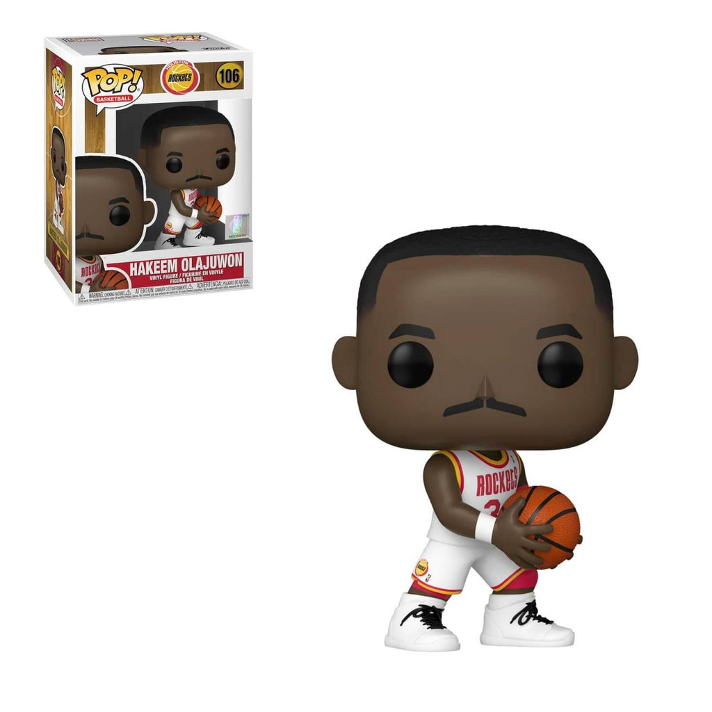 NBA Houston Rockets Hakeem Olajuwon (Home Jersey) Funko Pop! #106