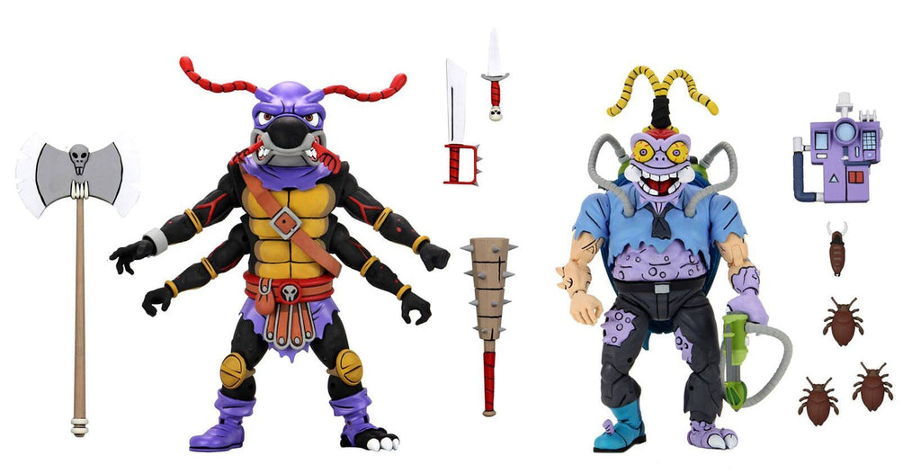 Neca Antrax and Scumbug Teenage Mutant Ninja Turtles (TMNT) 7 Inch Action Figure 2 Pack Neca 