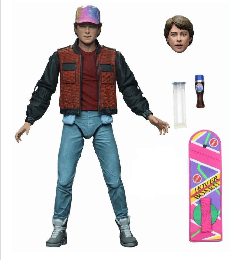 Neca Back to the Future Part 2 Ultimate Marty Mcfly Figure (Hoverboard)