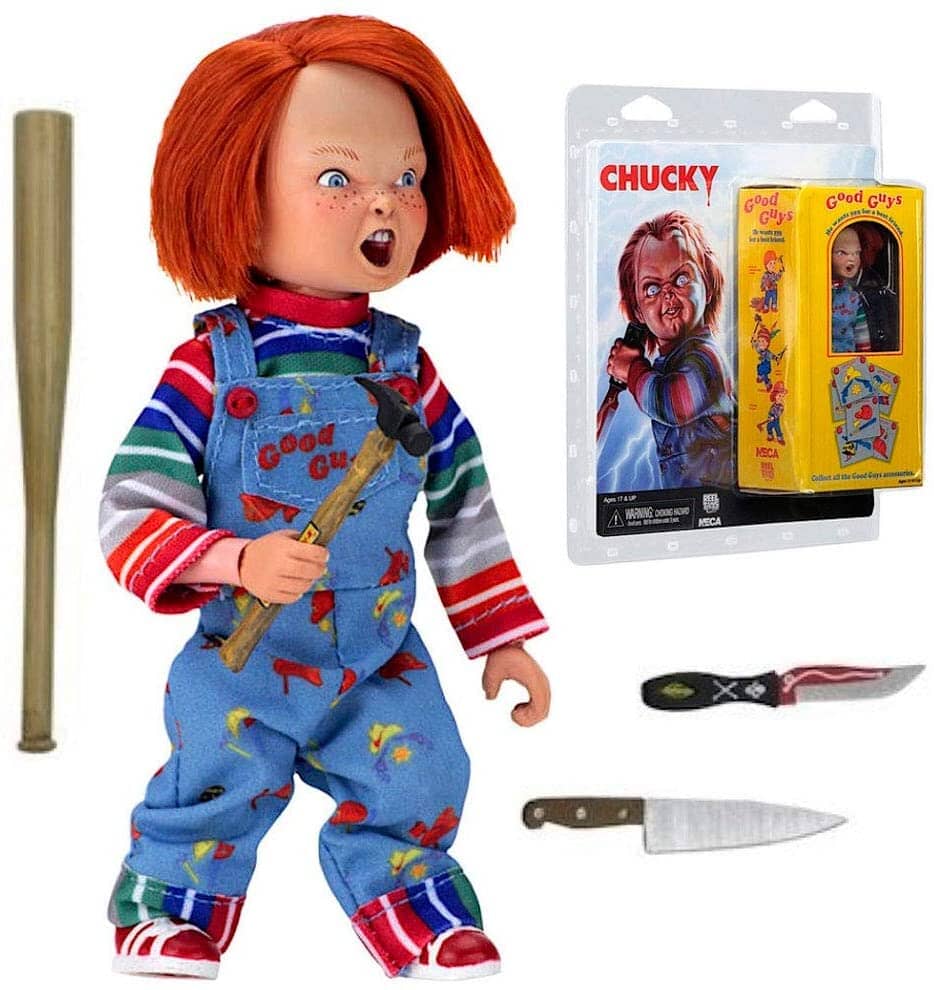 Neca Child's Play Chucky 8-Inch Cloth Retro Action Figure