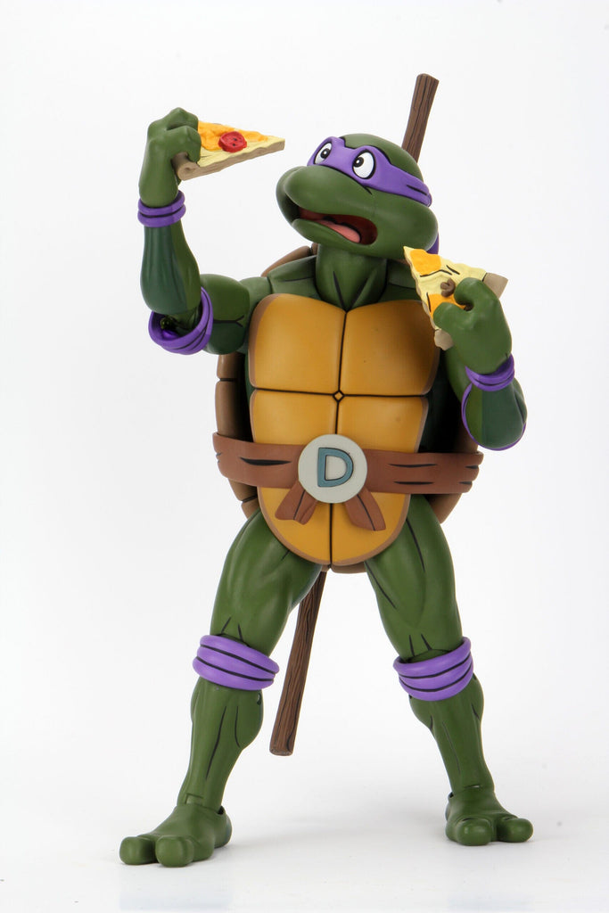 NECA Donatello Teenage Mutant Ninja Turtles (TMNT) Cartoon 1/4 Scale Action Figure